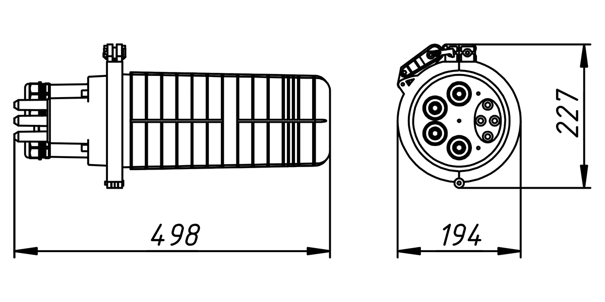 Кросс муфта ОКМ-5120-24SC-245-3М3