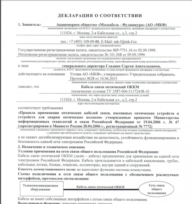 Декларация-ОККМ